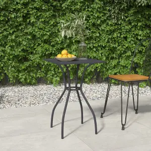 Berkfield Garden Table Anthracite 50x50x72 cm Steel Mesh