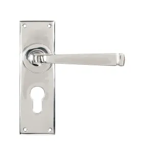 From The Anvil Polished Marine SS (316) Avon Lever Euro Lock Set