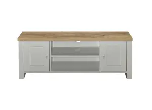 Birlea Highgate Large TV Unit Grey & Oak