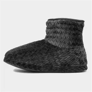 The Slipper Company Keswick Mens Grey Bootie - Size S - Mens Slippers Full