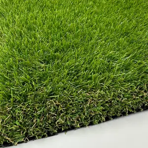 LONDON 38mm ARTIFICIAL GRASS - 4M X 10.25M - Natural and Realistic Looking Fake Astro Lawn Turf