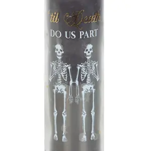 Something Different Til Death Do Us Part Amber Noir Tube Candle Black/Clear (One Size)