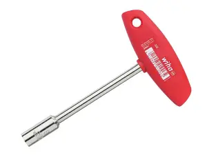 Wiha 01007 Internal Square Nut Driver with T-handle 10 x 125mm WHA01007