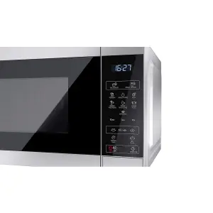 Sharp YC-MS02U-S Microwave Silver 800W with 11 Power Levels & 8 Preset Cooking Options