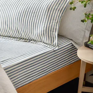 Yard Hebden Mélange Stripe Pillowcase Pair