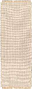 PAVI Becki Owens x Surya Solid and Border Boho Jute Runner Rug 80 x 220 cm