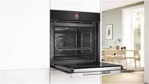 Bosch Series 8 HBG7741B1B Built-In Electric Self Cleaning Single Oven, Black