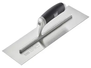 Ragni Carbon Steel Plasterers Trowel with Soft Grip Handle 14" R418-14