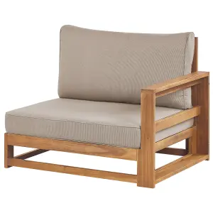 Garden Sofa TIMOR FSC Certified Acacia Wood Light Wood 2 Seater