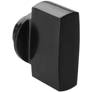 Matt Black Large Cylinder Thumbturn Adapter - Twist Turn