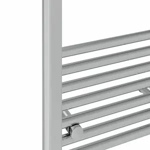 Rinse Modern Bathroom Heated Towel Rail Ladder Radiator 800x400mm Straight for Bathroom Kitchen Chrome