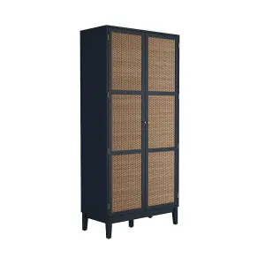 BORDEAUX BLUE 2 DOOR WARDROBE (2 PACKS)