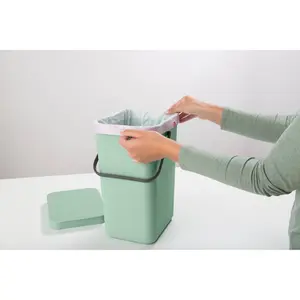 Brabantia Sort and Go 12 Litre Waste Bin Jade Green