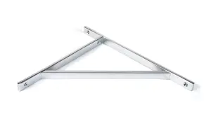 Polished Chrome Chalfont Shelf Bracket (314mm x 250mm)