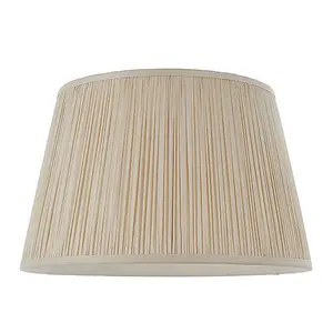 Luminosa Freya 1 Light Shade Light Oyster Silk, E27