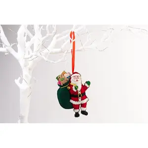 Santa with His Sack Christmas Tree Hanging Figurine Ornament