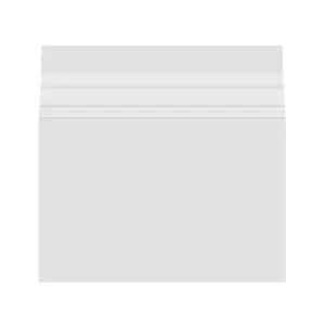 National Skirting Lambs Tongue II MDF Skirting Board Cover - 160mm x 25mm 4200mm Primed (To Cover 110mm Existing Skirting)