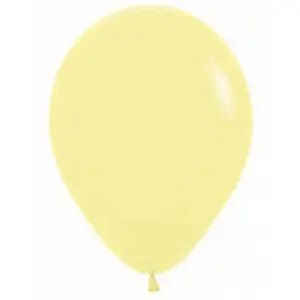 Globos Latex Metallic Balloons (Pack of 100) Lemon Yellow (One Size)