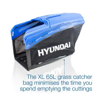 Hyundai 80V Lithium-Ion Cordless Battery Powered Lawn Mower 45cm Cutting Width With Battery and Charger HYM80Li460P