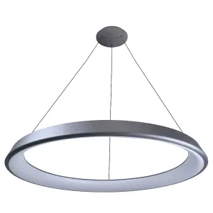 Luminosa Lizer LED Pendant Light 72W 4776Lm 3000K Grey