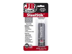 J-B Weld SteelStik Epoxy Putty 57g for Metal Repairs