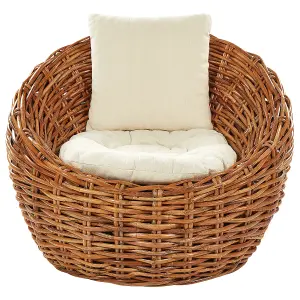 Garden Chair LERICI Rattan Natural