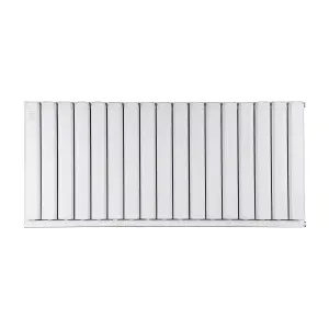 Aluminum Radiator Compatible with Heat pump.Model "Onyx" White. 1200 .500mm. BTU/hr:6506