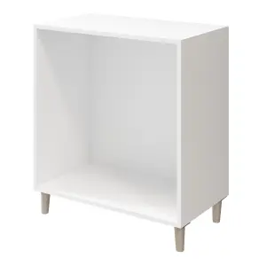 Atomia Freestanding Matt white oak effect 4 Drawer Chest of drawers (H)750mm (W)750mm (D)450mm