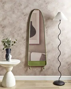 Wall Mirror PARNAY Metal Olive Green