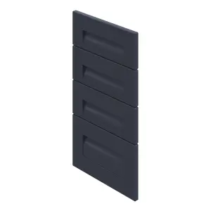 GoodHome Garcinia Matt navy blue Drawer front, Pack of 1 (H)715mm (W)397mm (T)20mm