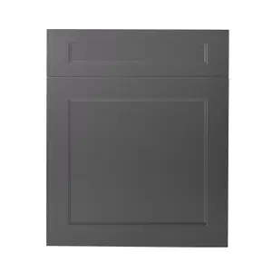 GoodHome Artemisia Matt graphite Classic shaker Door & drawer 600mm