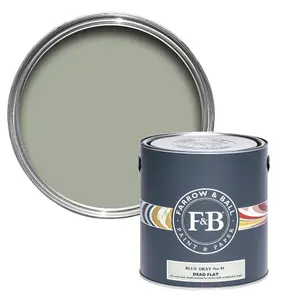 Farrow & Ball Dead Flat Mixed Colour 91 Blue Gray 5 Litre