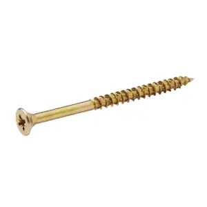 TurboDrive PZ Double-countersunk Yellow-passivated Carbon steel Wood screw, Pack of 600