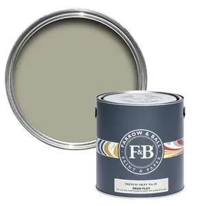 Farrow & Ball Dead Flat Mixed Colour 18 French Gray 2.5 Litre