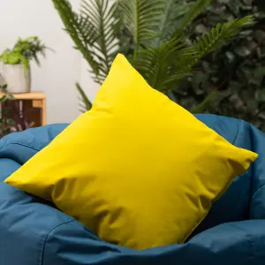 Veeva Indoor Outdoor Cushion Yellow Water Resistant Cushions