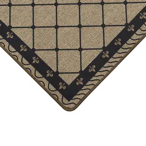 JVL Elegance Door Mat 50 x 75 cm, Diamond