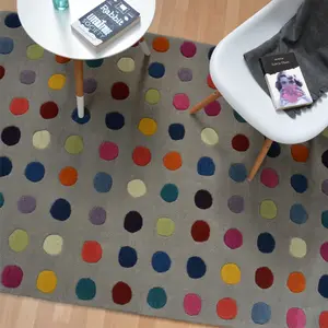 Asiatic Funk Spotty Multi Rug-120cm X 170cm