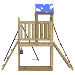 Berkfield Outdoor Playset Impregnated Wood Pine