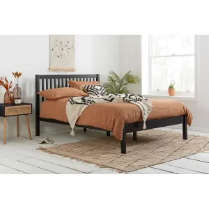 Birlea Nova Small Double Bed Frame In Black