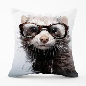 Splashart Ferret Cushions 45cm x 45cm