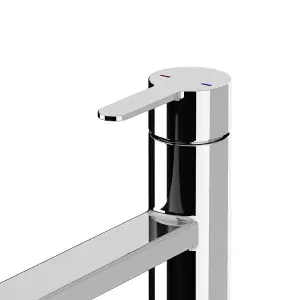 GoodHome Phoran Chrome-plated Kitchen Top lever Tap