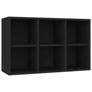 Gardinier Book Cabinet 66 x 30 x 98 cm Engineered Wood Black