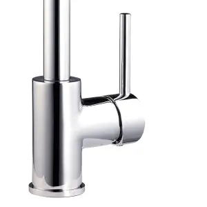 Cookology FLORENCE Mixer Tap for Kitchen with Single Side Lever - Stainless Steel