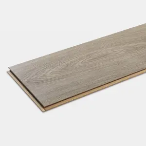 GoodHome Oldbury Grey Wood planks Oak effect Laminate Flooring, 1.73m²