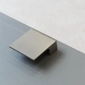 60mm Brushed Nickel Square Knob