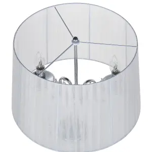 Crystal Floor Lamp White EVANS