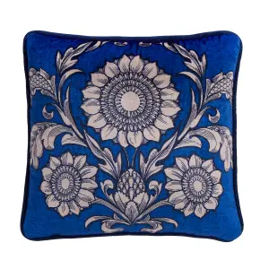 Romilly Floral Velvet Filled Cushion