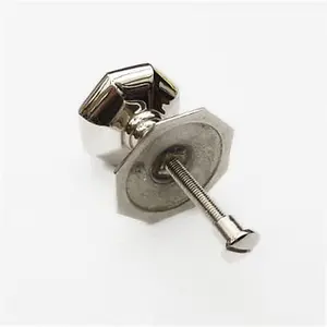 Castelion Small Nickel Octagonal Centre Door Knob