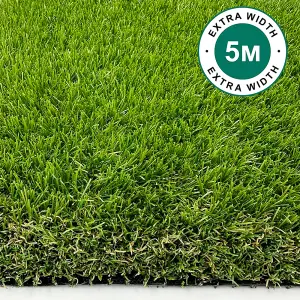 LONDON 38mm ARTIFICIAL GRASS - 4M X 4.75M - Natural and Realistic Looking Fake Astro Lawn Turf