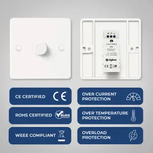 Zigbee - Smart Dimmer Switch  (No Neutral Required)